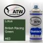 Preview: Lotus, British Racing Green, A63: 400ml Sprühdose, von ATW Autoteile West.